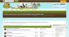 Desktop Screenshot of animalforum.com